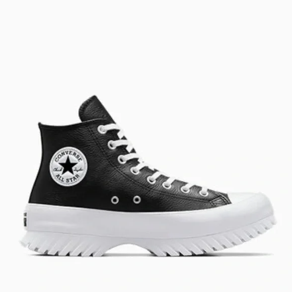 Converse Black Genuine Leather Chuck Taylor All Star Lugged 2.0 - Picture 1 of 6
